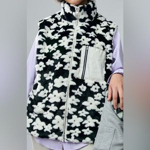 Sundae School BW flower vest